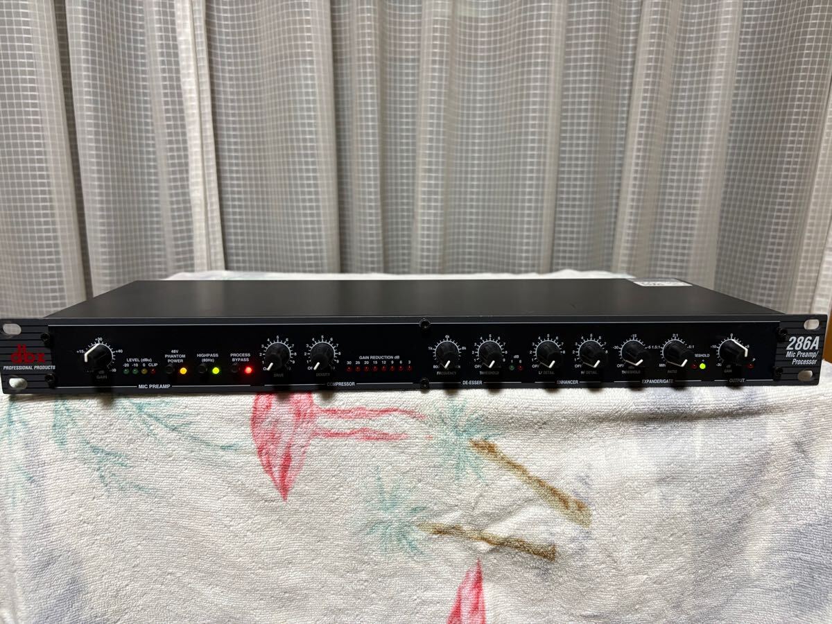 dbx 286A マイクプリアンプ 動作品 dbx マイクプリアンプ ディービーエックス_1