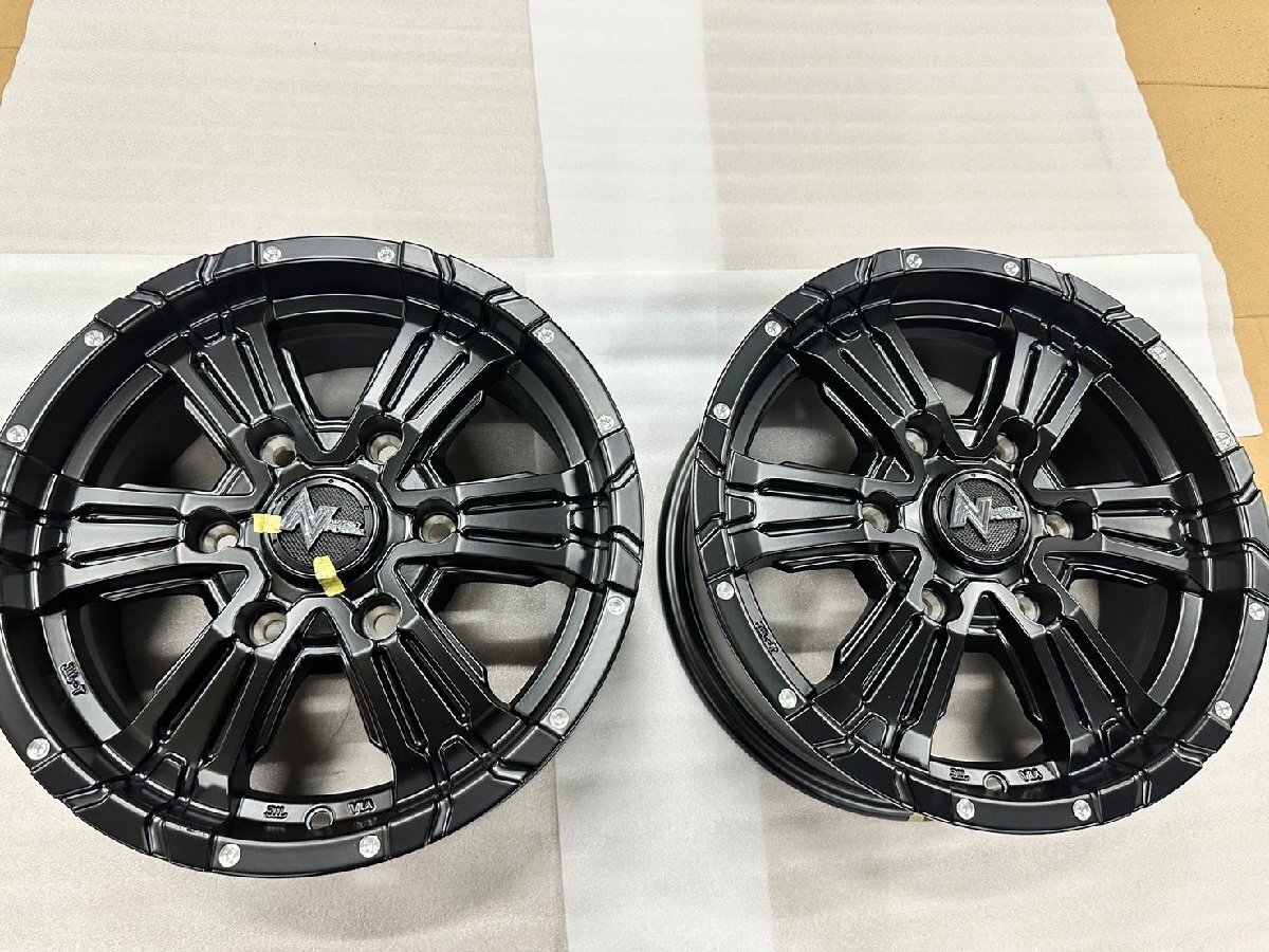 15インチ　マルカサービス ナイトロパワー クロスクロウ　2本セット　１円スタート！！　6.0J+33　PCD6穴139.7　【本数限定】超特価品　_2