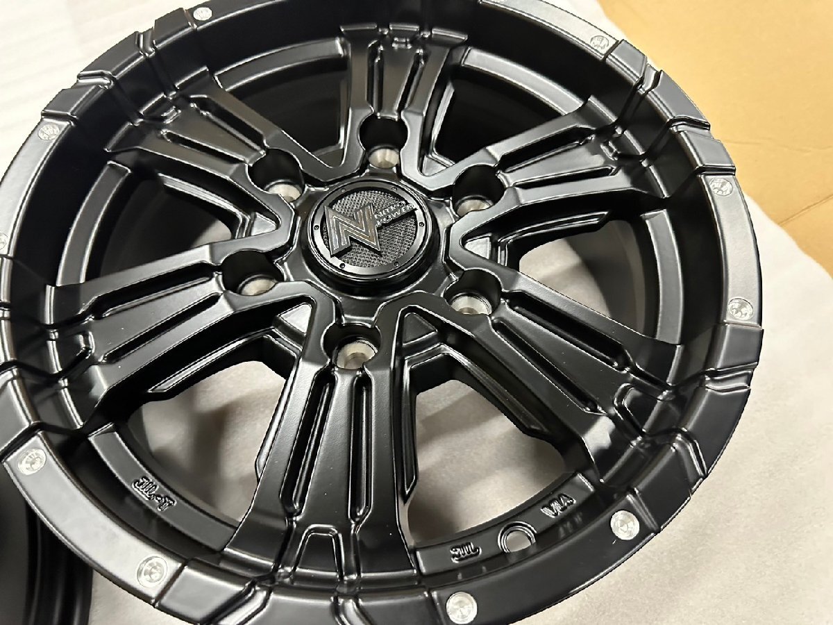15インチ　マルカサービス ナイトロパワー クロスクロウ　2本セット　１円スタート！！　6.0J+33　PCD6穴139.7　【本数限定】超特価品　_3