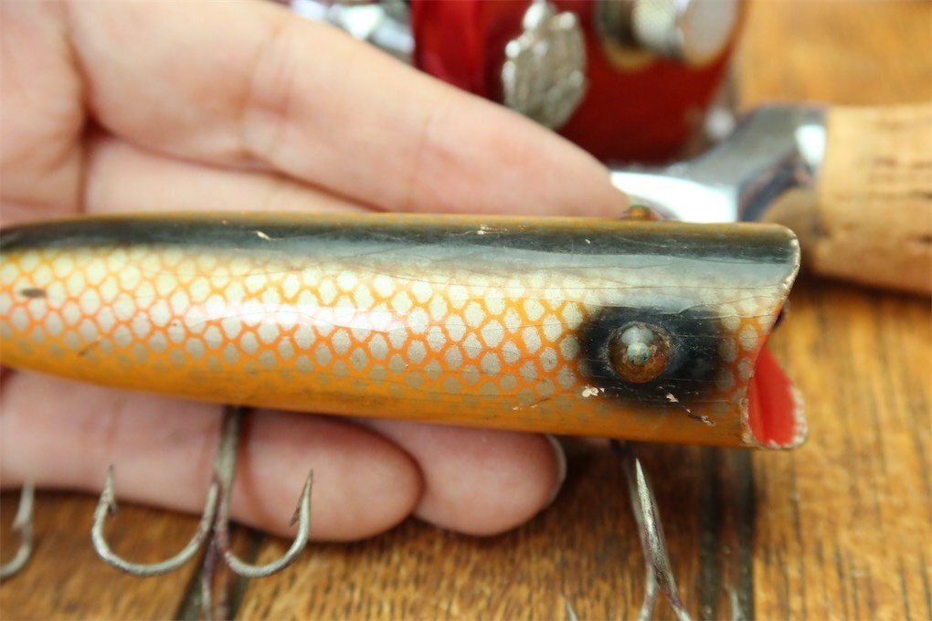 オールドルアー・Heddon ヘドン Wood Lucky13 (廃番・レア) オールド