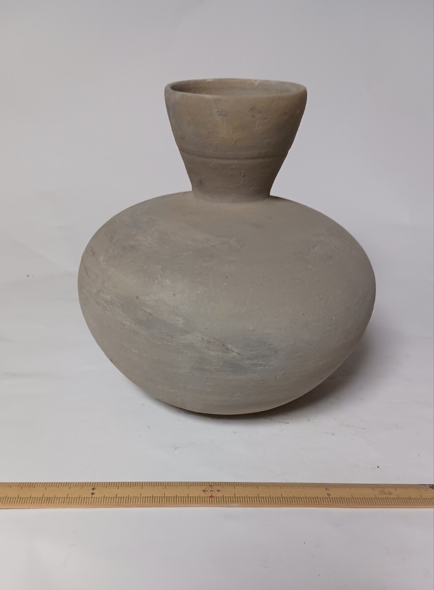 須恵器平瓶 須恵器 平瓶 出土品 古墳時代 明器 酒器 6世紀 土器 古代