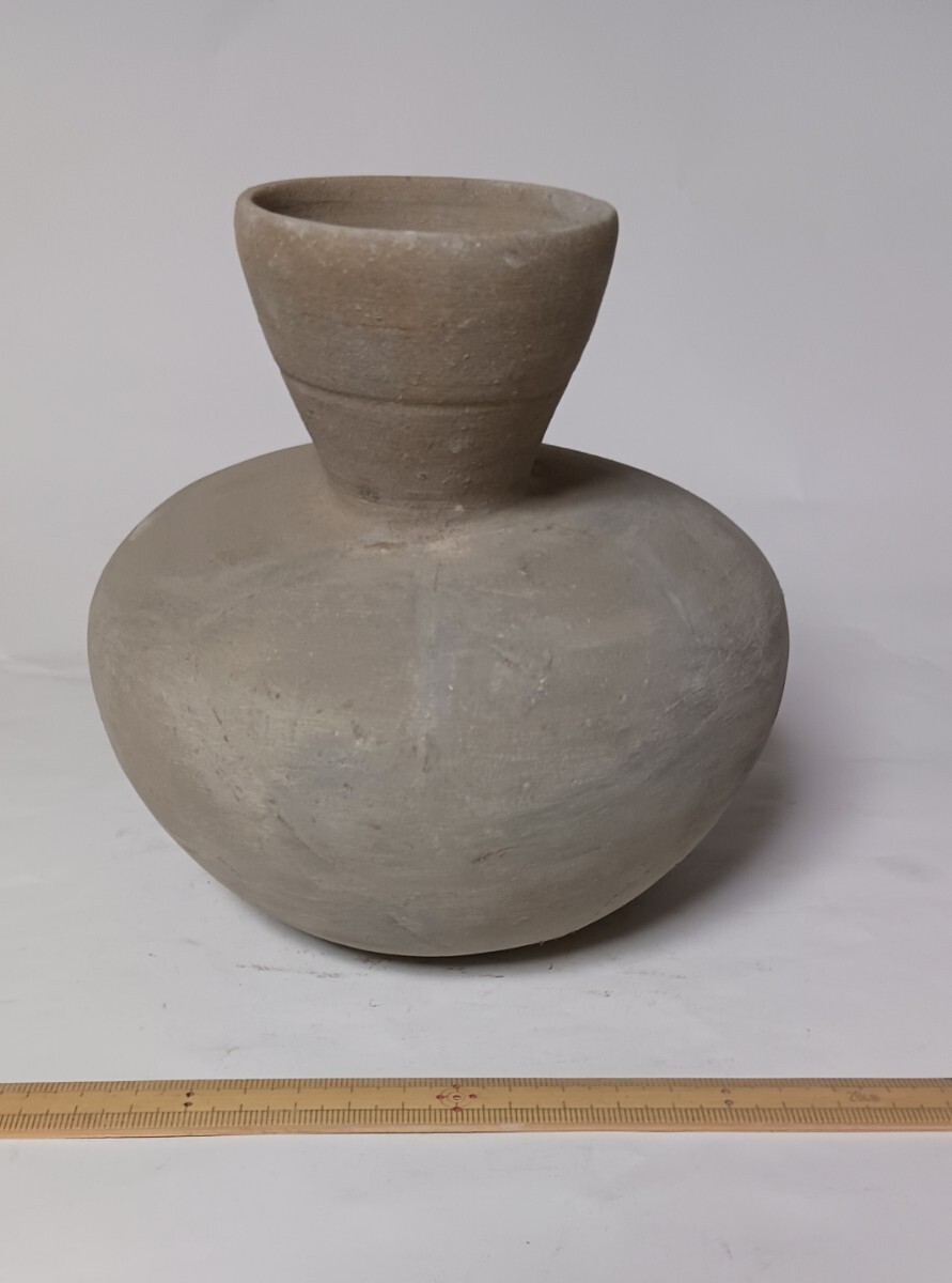 須恵器平瓶 須恵器 平瓶 出土品 古墳時代 明器 酒器 6世紀 土器 古代