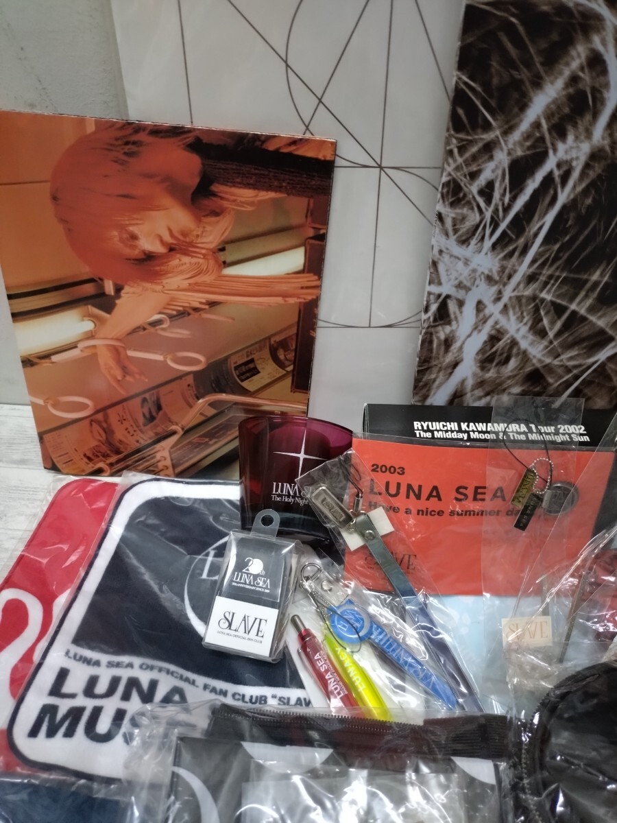 LUNA SEA 大量 グッズセット 缶バッジ ストラップ キーホルダー パンフ
