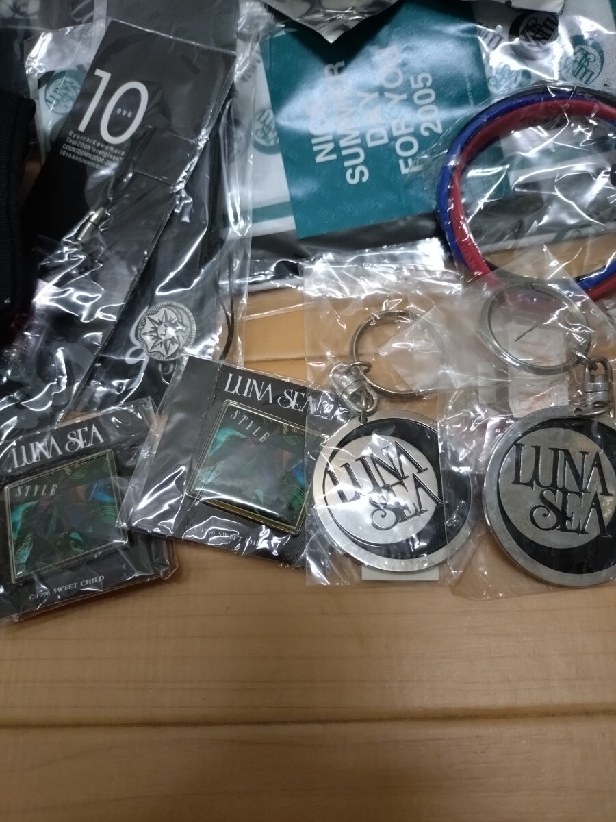 LUNA SEA 大量 グッズセット 缶バッジ ストラップ キーホルダー パンフ