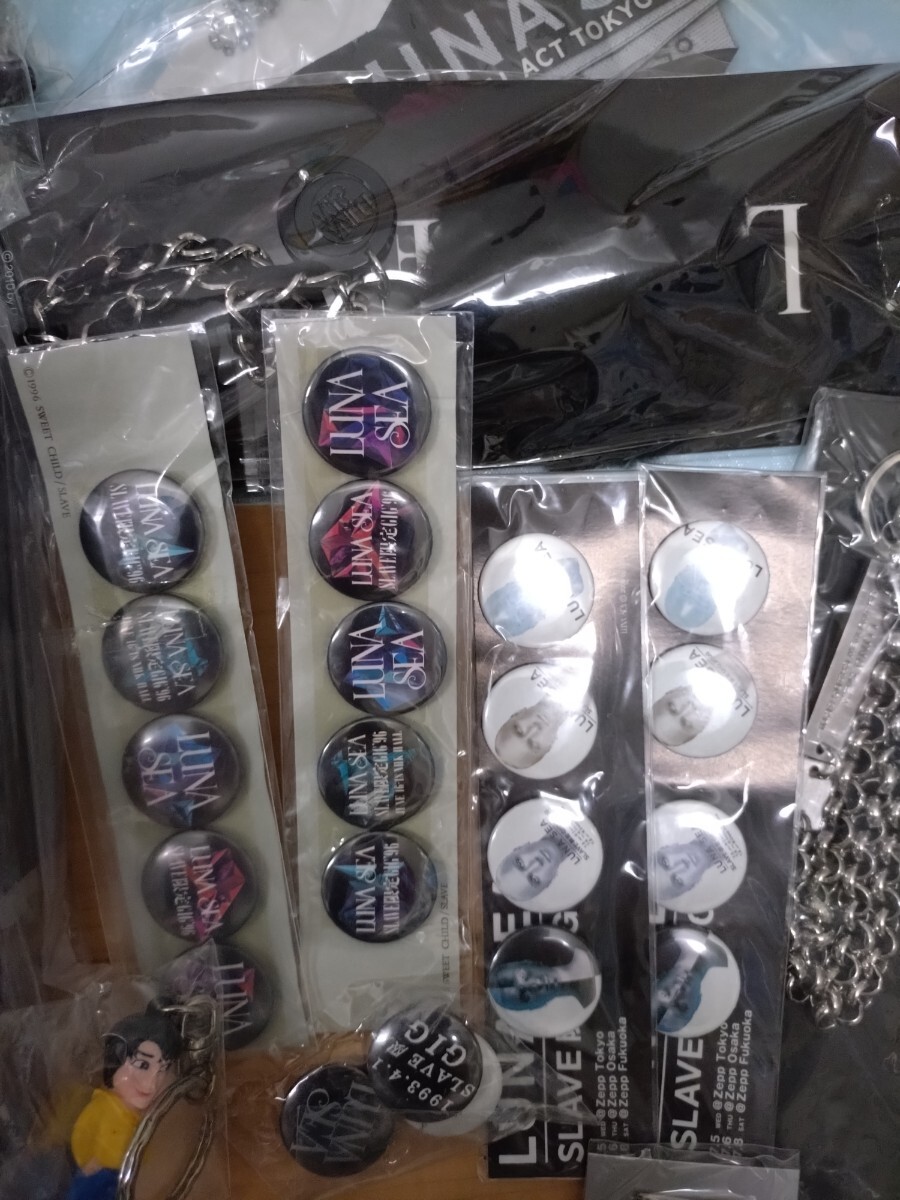 LUNA SEA 大量 グッズセット 缶バッジ ストラップ キーホルダー パンフ