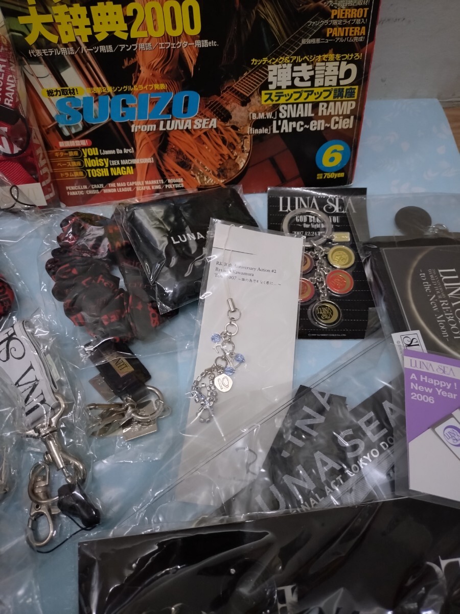 LUNA SEA 大量 グッズセット 缶バッジ ストラップ キーホルダー パンフ