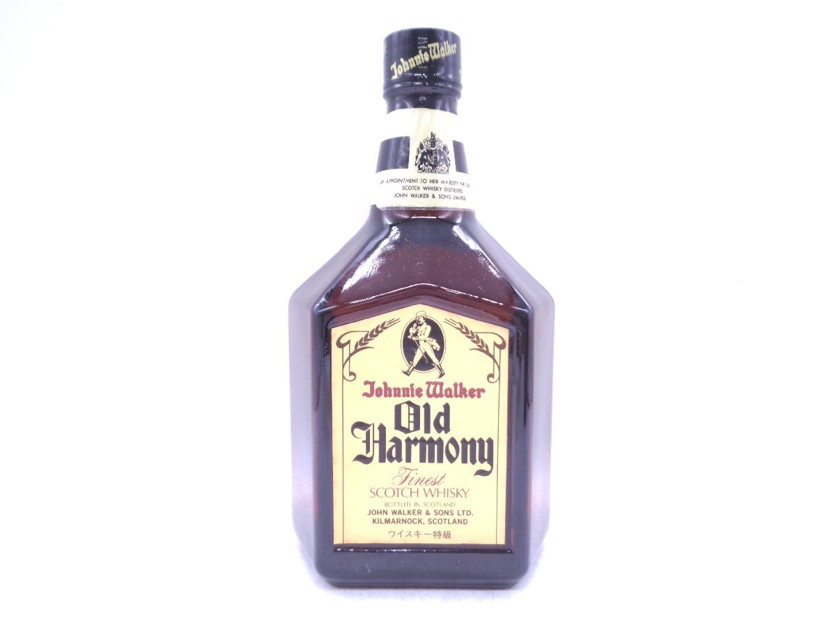 同梱不可 1円～ 特級 JOHNNIE WALKER OLD HARMONY ジョニーウォーカー 