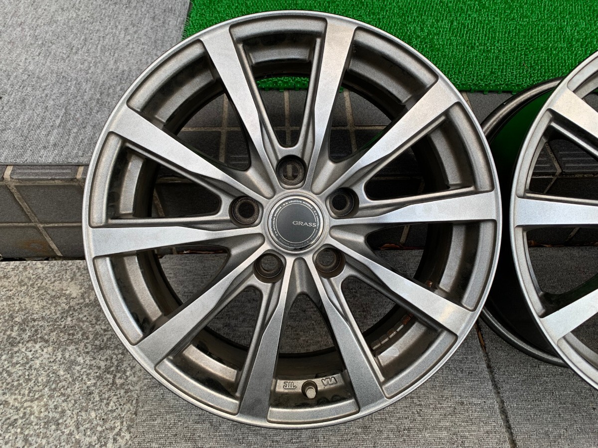 トヨタ ヤリスクロス 等 4本 GRASS 16インチ 6.5J +48 5H PCD114.3 