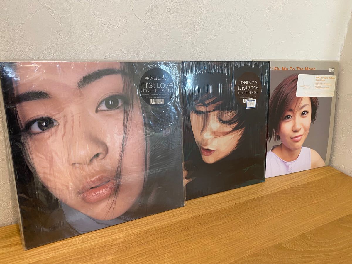 宇多田ヒカル レコード Distance original 盤極美品 Distance 【生産