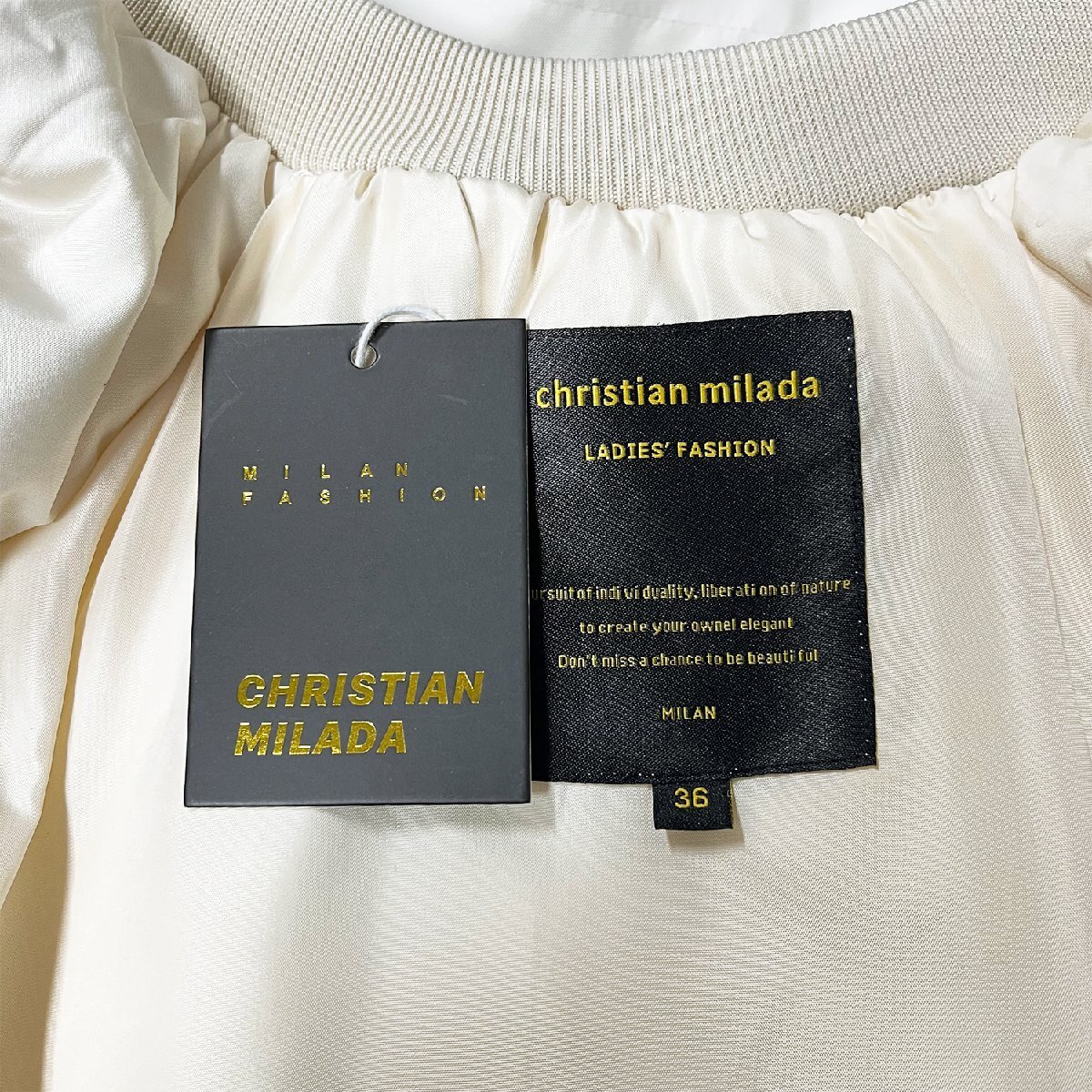 定価9万☆christian milada・ミラノ発・ジャケット☆ミンク混 豪華毛皮