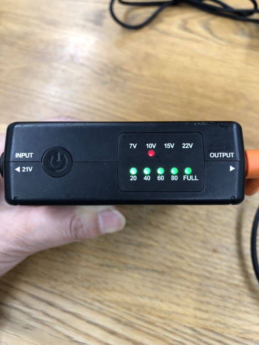 中古品　BURTLE バートル AIRCRAFT 空調服ファン セット AC08-22V 5.00Ah _3