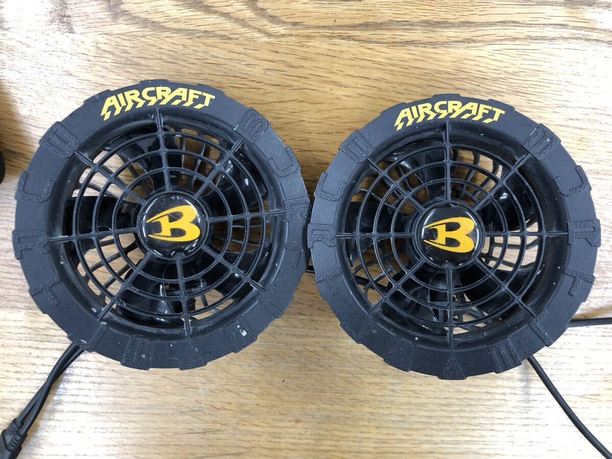 中古品　BURTLE バートル AIRCRAFT 空調服ファン セット AC08-22V 5.00Ah _5