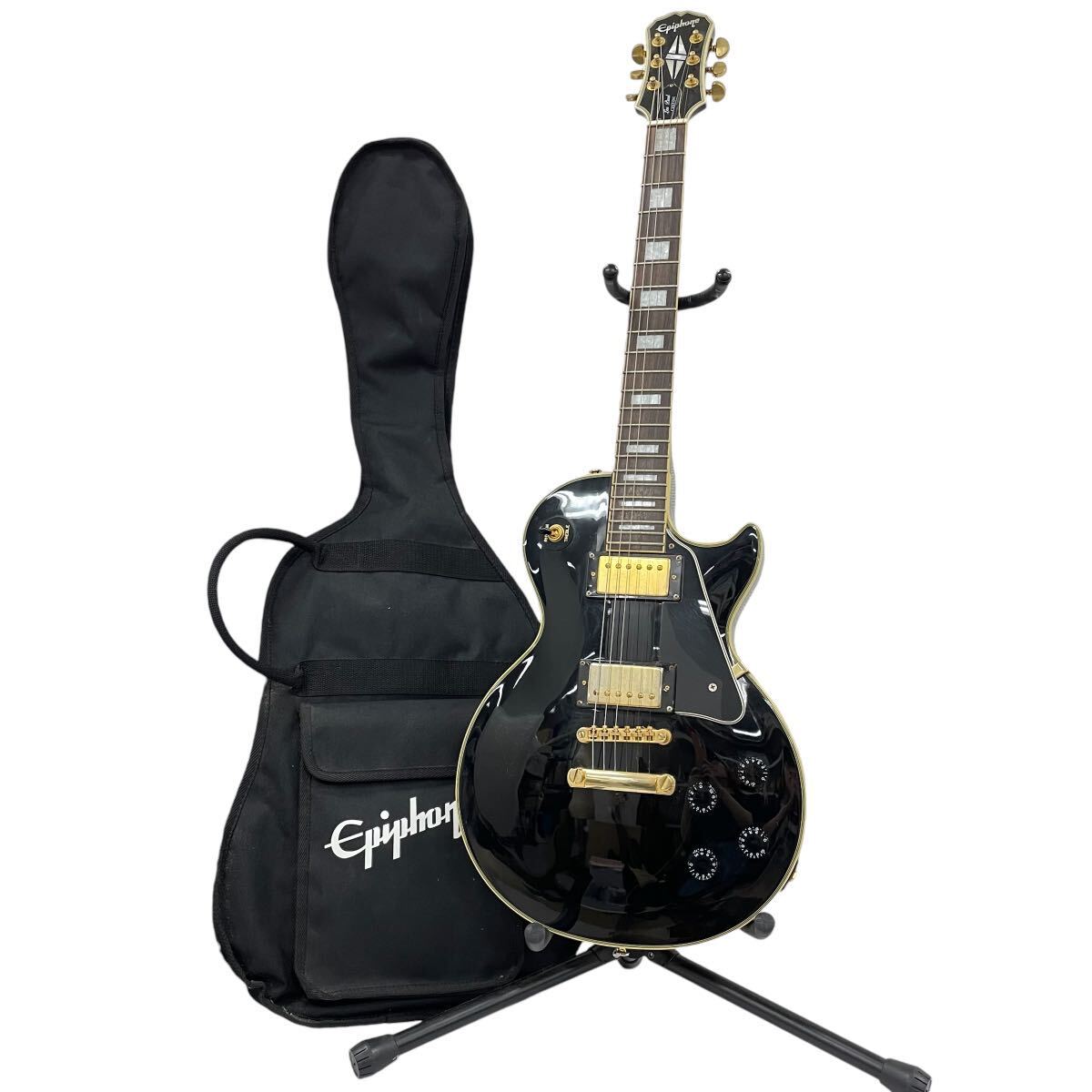 Epiphone Les Paul Custom エレキギター ソフトケース付 Epiphone Les Paul CUSTOM エピフォン レスポールカスタム エレキ