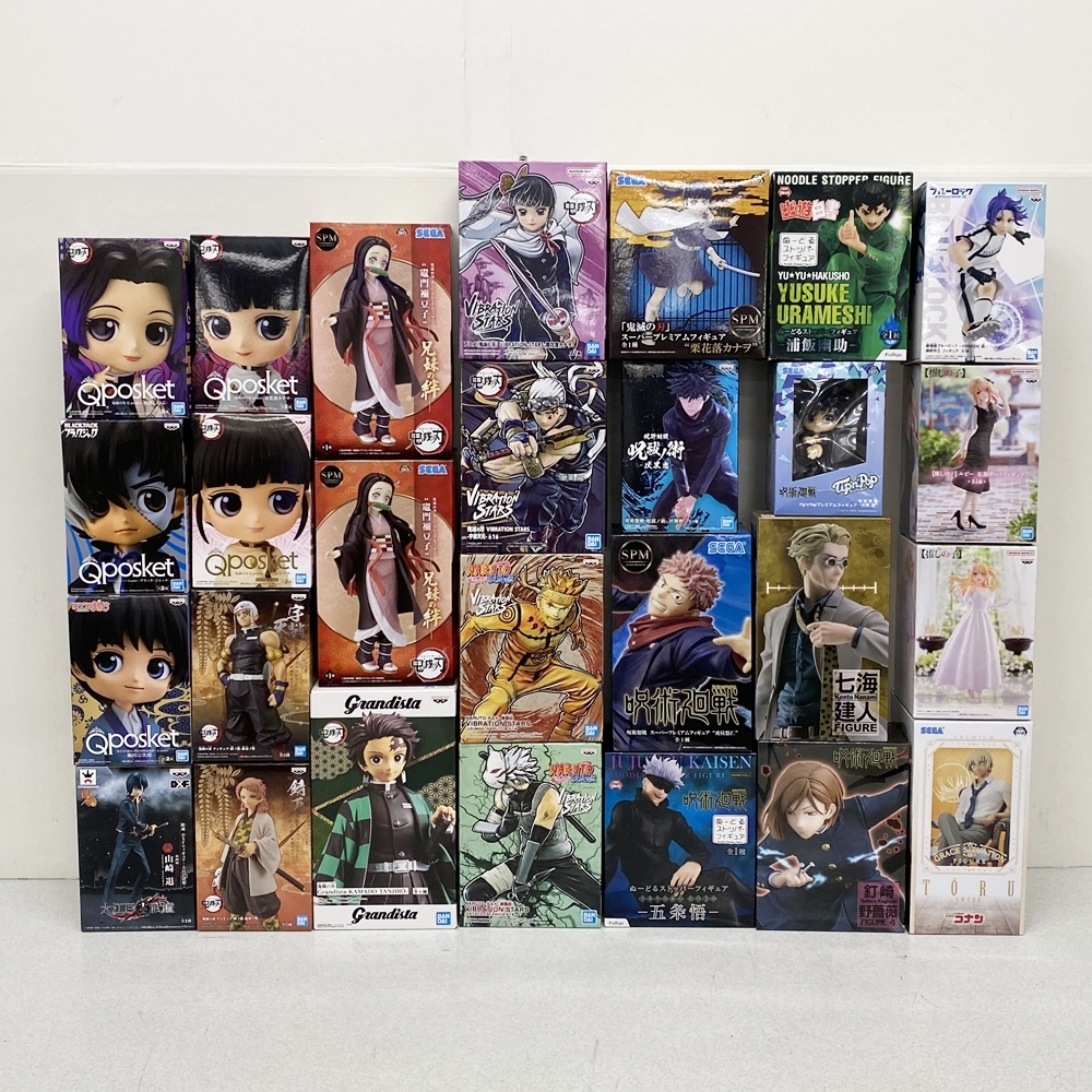 0651177L☆ 【未開封】フィギュアまとめ 鬼滅の刃/呪術廻戦/NARUTO
