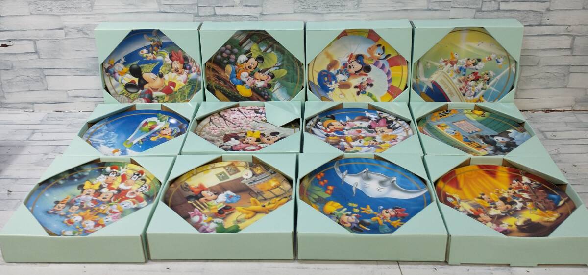 ディズニーマンスリープレート 1月〜12月 12セット(プレート、皿