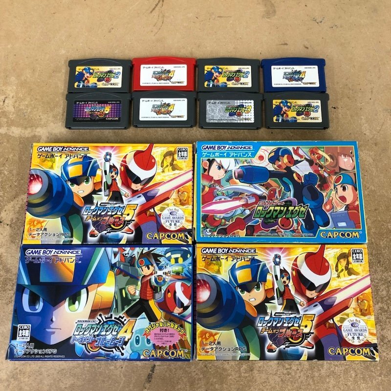 ジャンク】GBA ゲームボーイアドバンス ロックマン エグゼ シリーズ 12