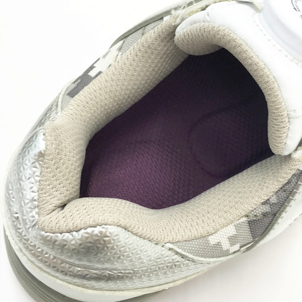 【1円】World Eagle ワールドイーグル WE-S01-ATOP-7 E-LINE ゴルフシューズ ワイヤーダイヤル式 総柄 ホワイト系 23.5 [240101207951]_6