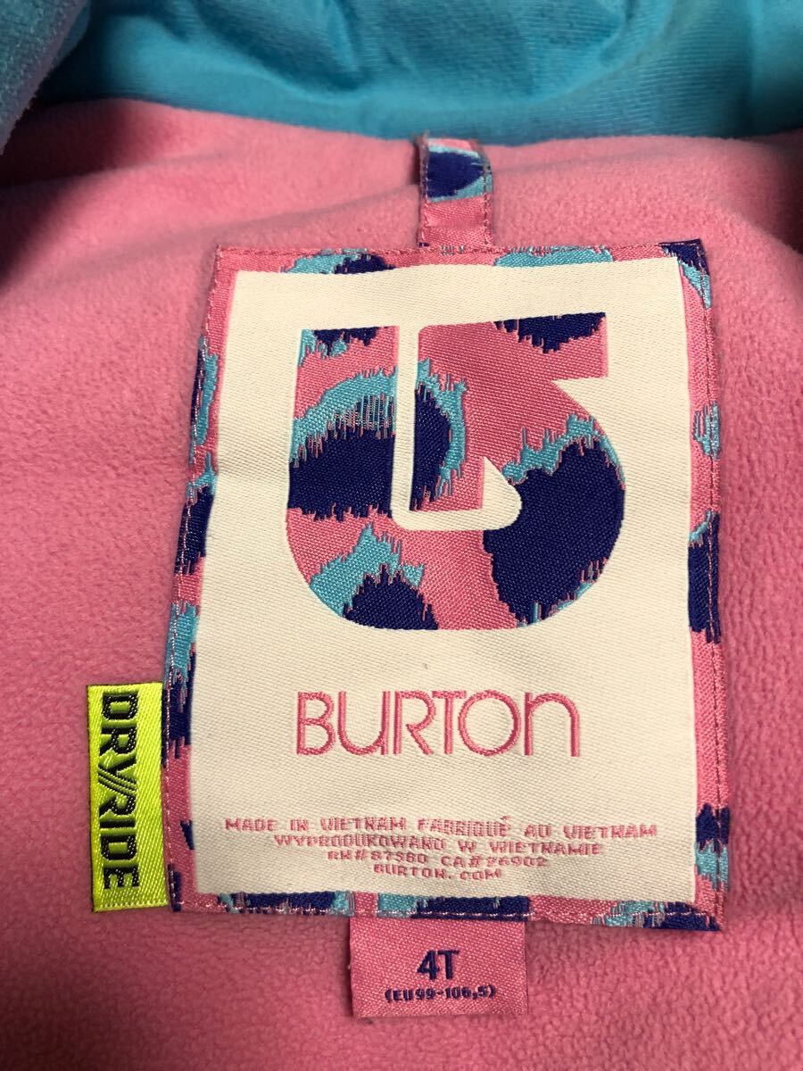 バートン　100㎝　上下セット　 キッズ スノーウェア＋手袋＋プロテクター　フルセット_3