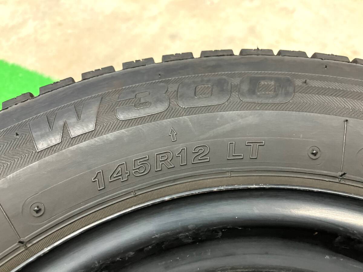 ★☆ブリヂストン BRIDGESTONE ブリザック BLIZZAK W300 145R12 6PR 145/80R12 スタッドレス 冬タイヤ ホイール 4本セット☆★_3