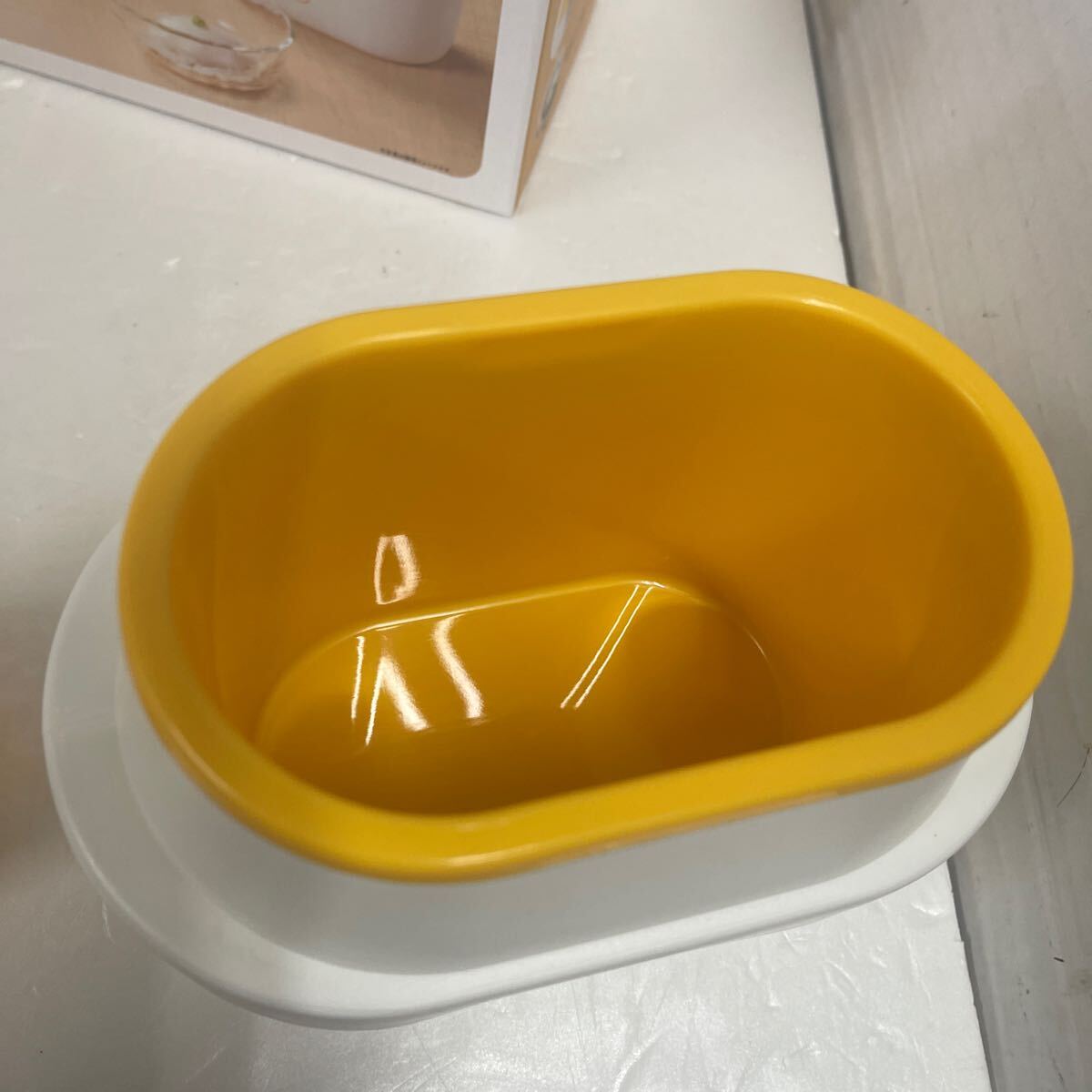 ● 温泉たまごメーカー おうちでおんたま 調理器具 卵スタンド お湯 未使用品 ●_3