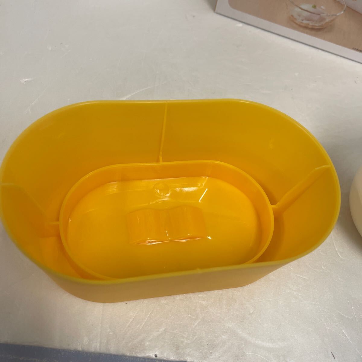 ● 温泉たまごメーカー おうちでおんたま 調理器具 卵スタンド お湯 未使用品 ●_5