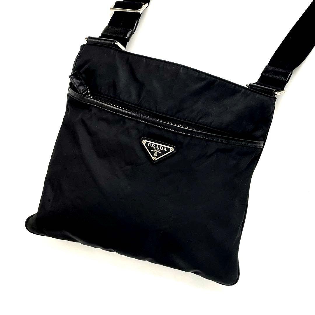 美品】PRADA プラダ ナイロンショルダーバッグ クロスボディバッグ