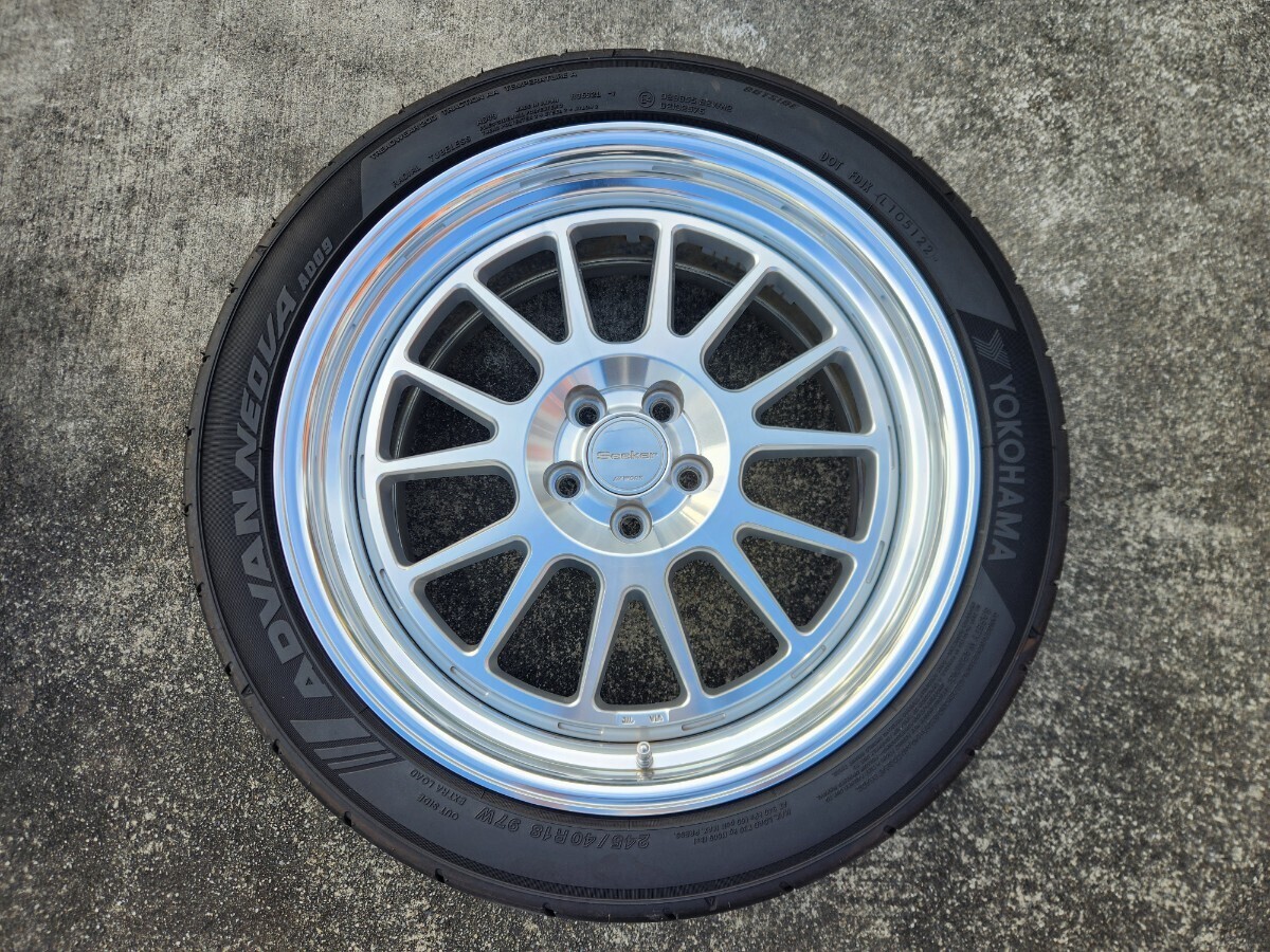 FX 18インチ Seeker WORK seeker work SEEKER PCD100 8.5j 9.5j タイヤ 