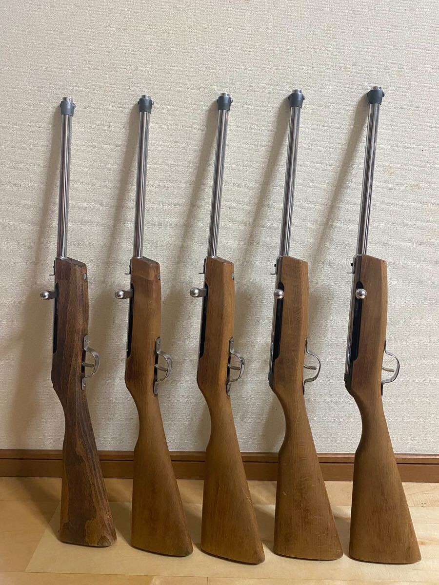 Nakaya射的銃 5本セット ケース、コルク付き 開業用 射的 銃 コルク銃
