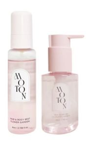 MOTON モトン ヘア & ボディミスト 80ml、シルク ヘアオイル 100ml フラワー ガーデン