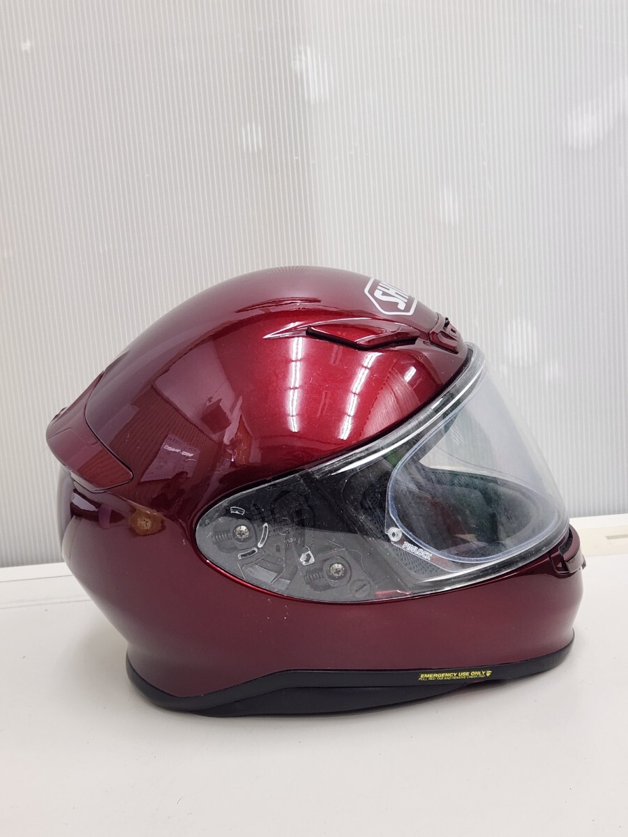 CM◇ SHOEI ショウエイ Z-7 ヘルメット フルフェイス M サイズ ワインレッド 2020年 製_3