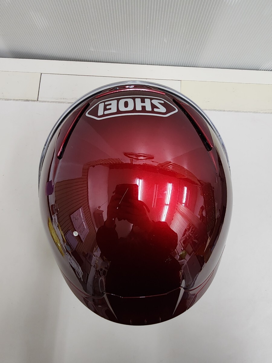CM◇ SHOEI ショウエイ Z-7 ヘルメット フルフェイス M サイズ ワインレッド 2020年 製_6