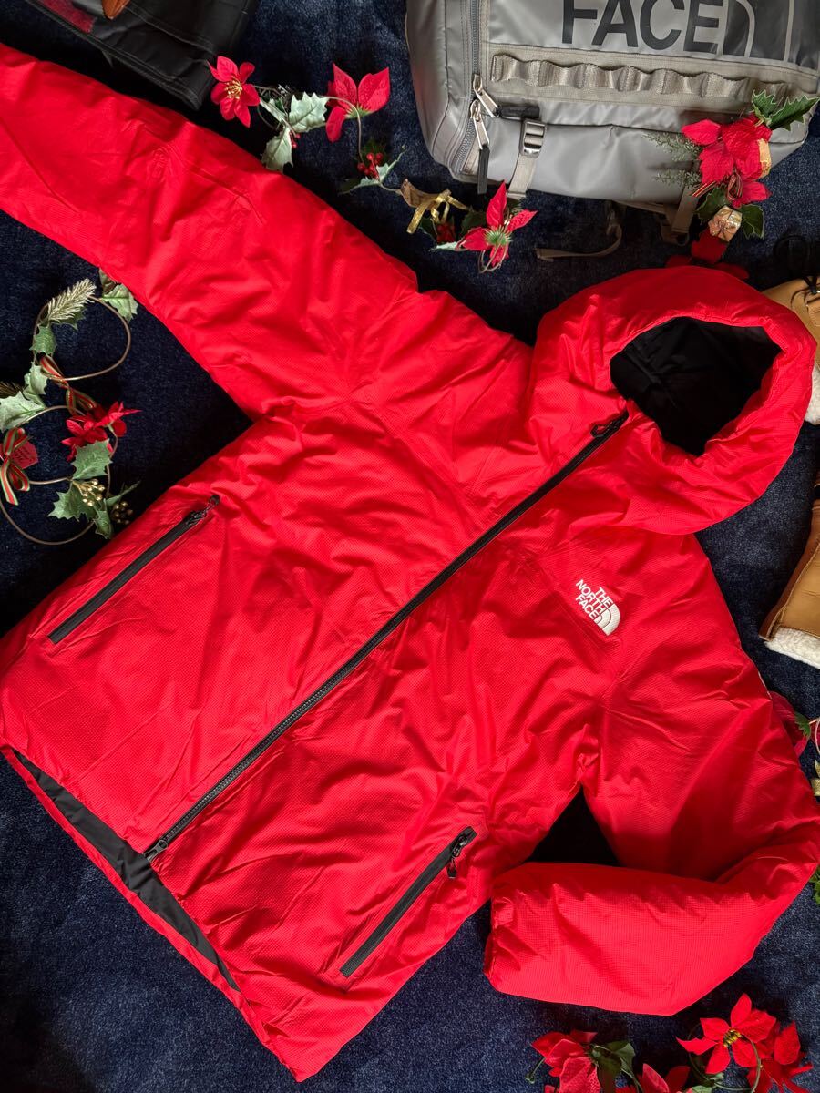新品 定価74，800円 THE NORTH FACE ノースフェイス GORE-TEX Aglow Doublewall Jacket アグロウダブルウォールジャケット sizeL レッド系 NORTH THE ノースフェイス ノースフェイス） 800フィルノースフェイスサミットシリーズダウンジャケットメンズL パンツ