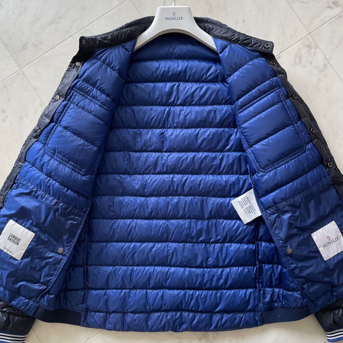 極美品/L相当☆ MONCLER モンクレール ROUVIER ダウンジャケット