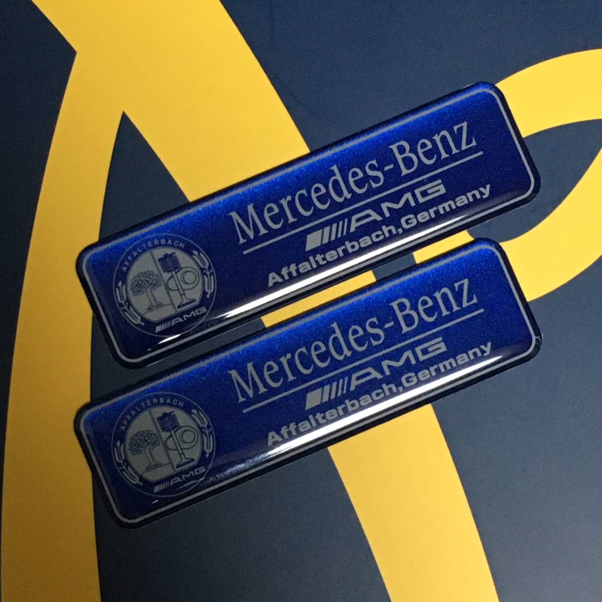 高品質，新作登場 入手困難 レア物 Mercedsd-Benz AMG ロゴ ビトロエンブレム ２枚セット 数量限定(その他)｜売買されたオークション情報、yahooの商品情報をアーカイブ公開 - オークファン その他