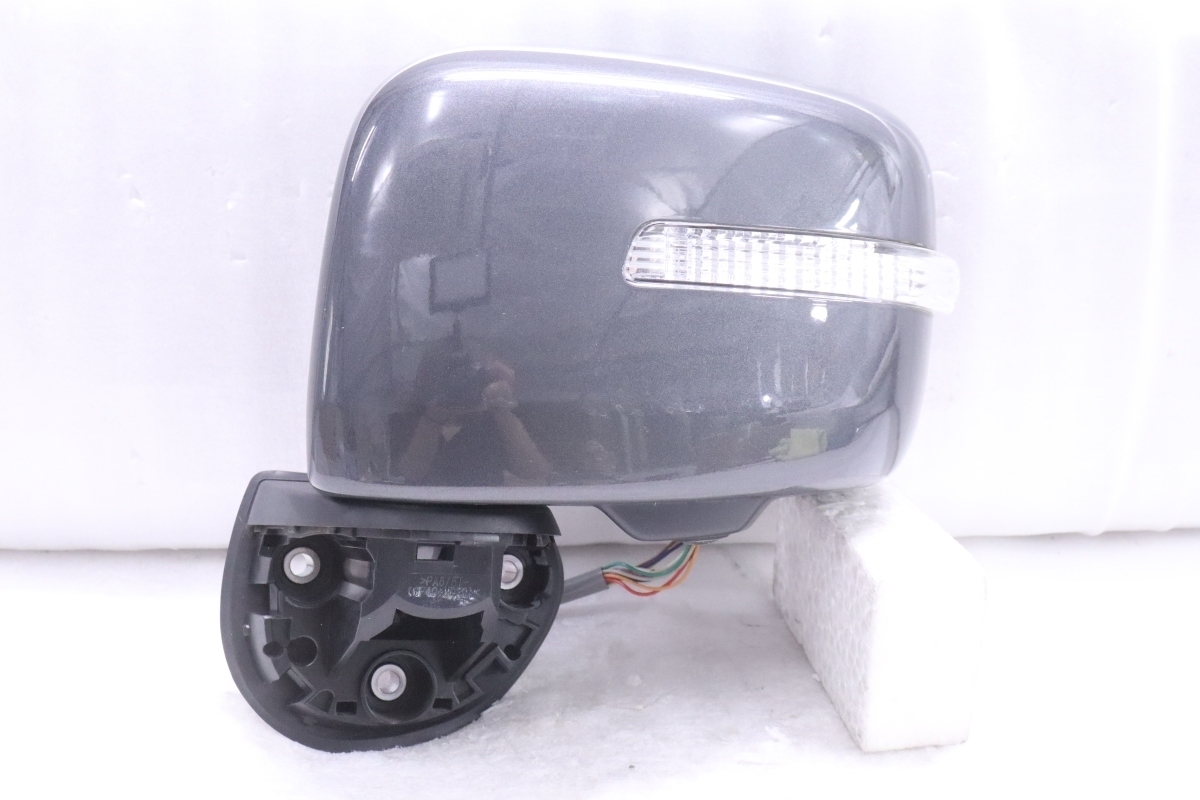 48-99★値下 カメラ付 前期 12P MK53S スペーシア 左ドアミラー 4WD H178 84720-79R75 グレーメタリック 純正★スズキ (YM)