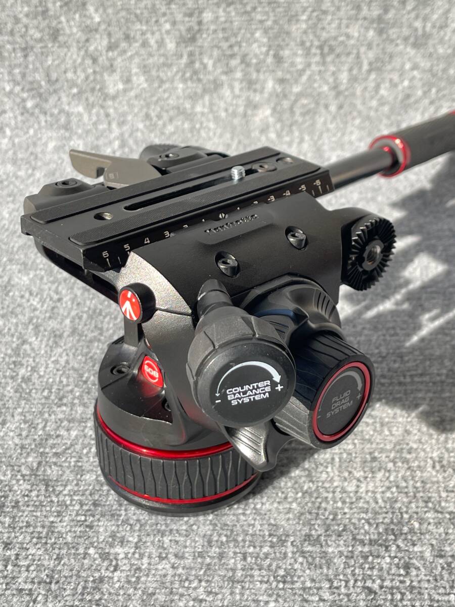 定価95,000円 Manfrotto マンフロット ビデオ雲台 ナイトロテック608フルードビデオ雲台 MVH608AH_1