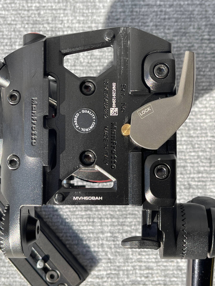 定価95,000円 Manfrotto マンフロット ビデオ雲台 ナイトロテック608フルードビデオ雲台 MVH608AH_9