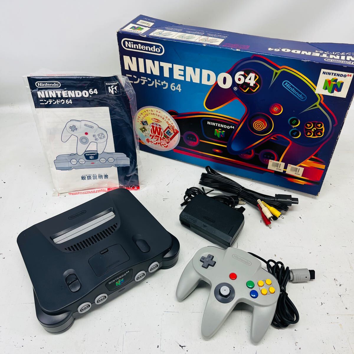 ☆1円～☆ NINTENDO 64 本体 コントローラー 箱付き セット