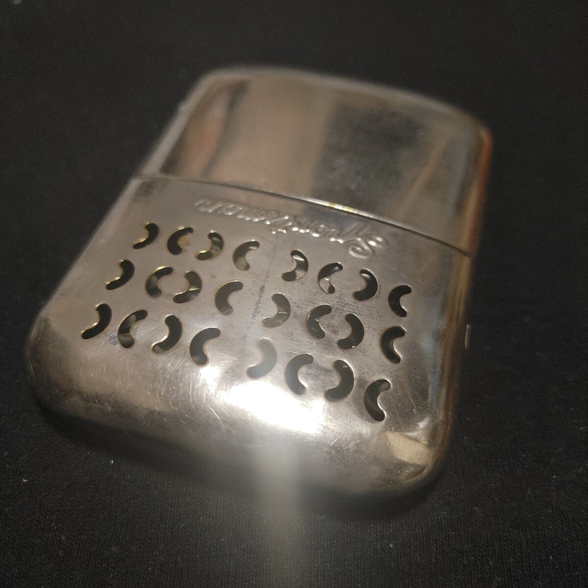 ハンディウォーマー　カイロ　ヒーター　暖房　器具　オイル　携帯　キャンプ　スポーツマン_5