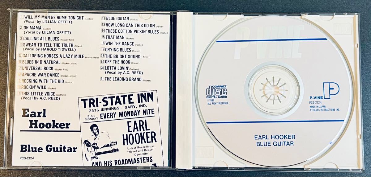 Earl Hooker Blue Guitar アール・フッカー　ブルーギター　A.C. Reed Lillian Offitt & Big Moose Blues CD ブルース_2