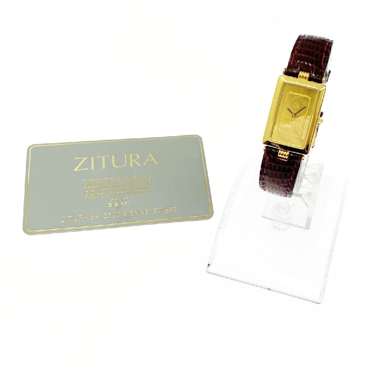 1円スタート】ZITURA SWISS BANK スイスバンク FINE GOLD 999.9