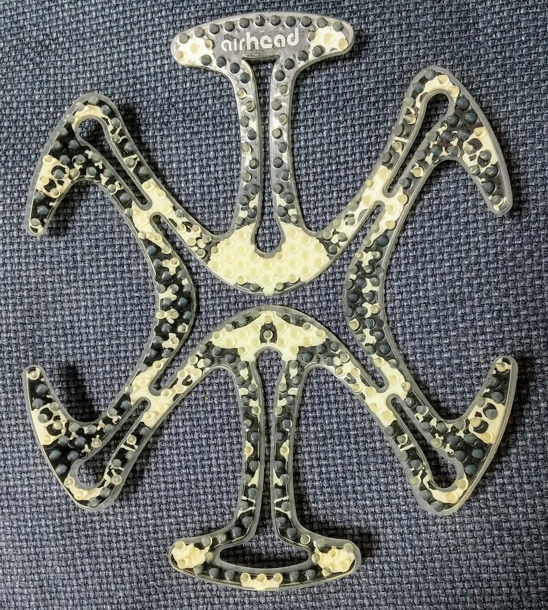 airhead エアーヘッド チェッカード ヘルメット ベンチレーション ライナー スカル　使用2回_1