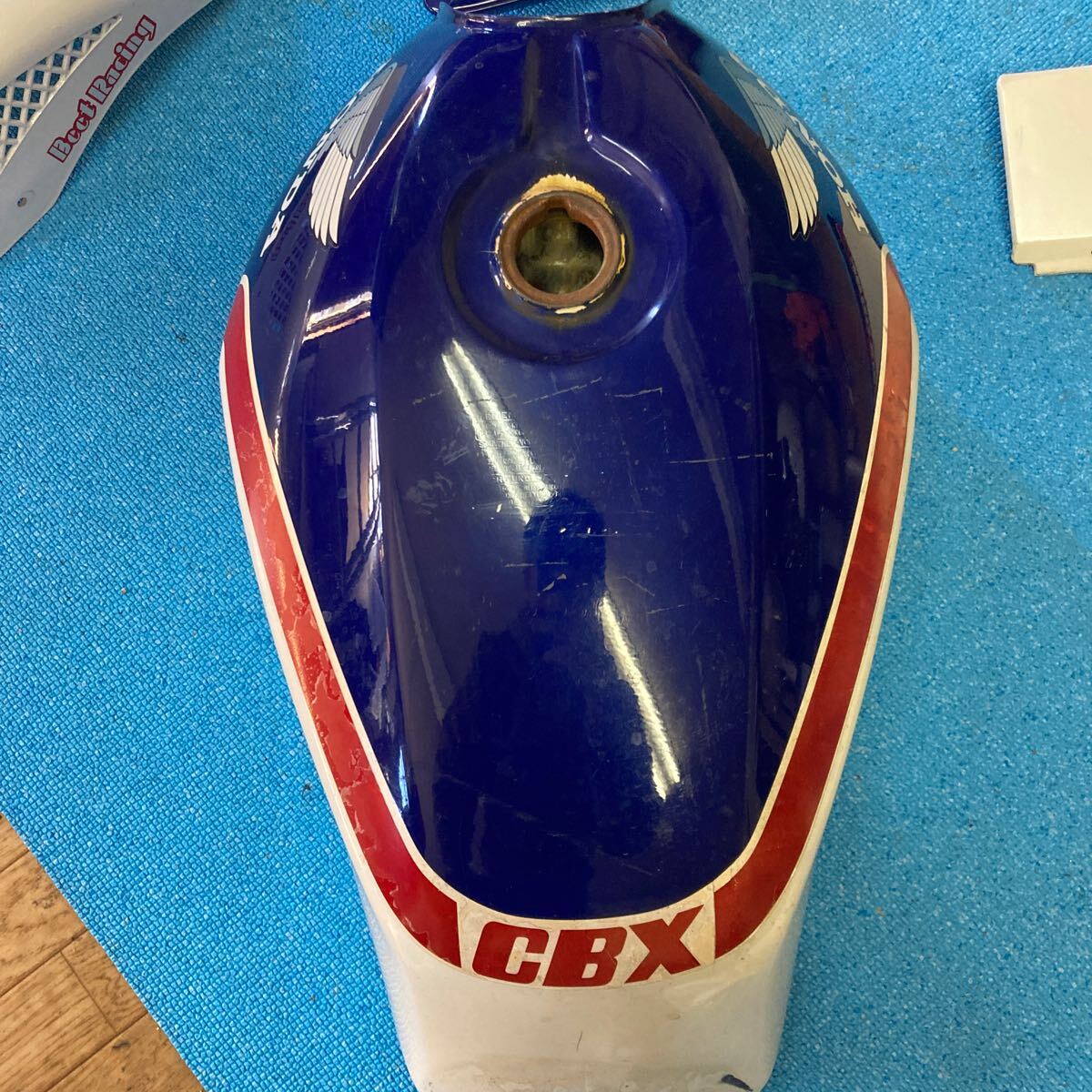 CBX550F 1型 青白 外装セット タンク サイド シート テール フェンダー