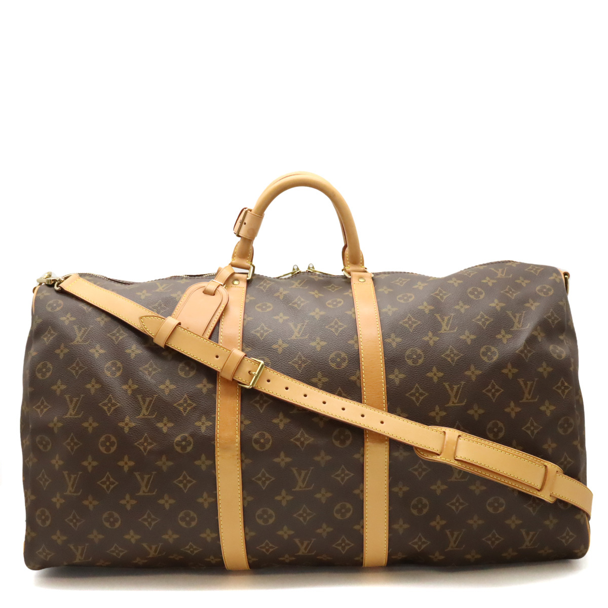 LOUIS VUITTON ルイ ヴィトン モノグラム キーポル バンドリエール60 