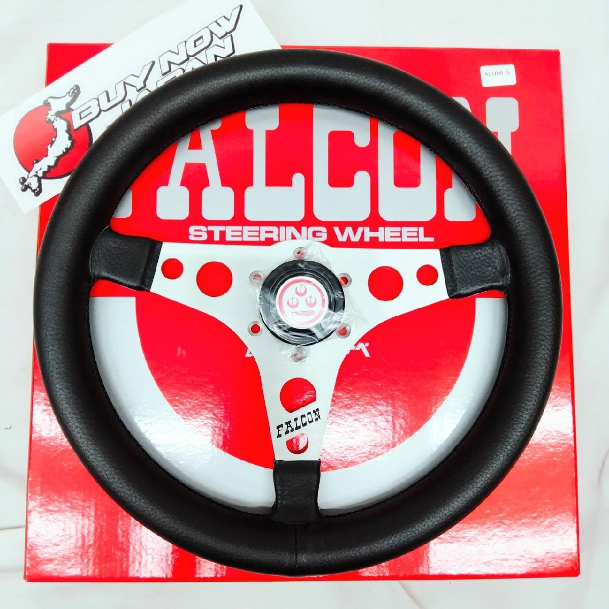 【在庫あり即納】RS Watanabe 復刻 Falconステアリング 34cm シルバー / ワタナベ ファルコン Watanabe 復刻 FALCON High Quality ☆復刻