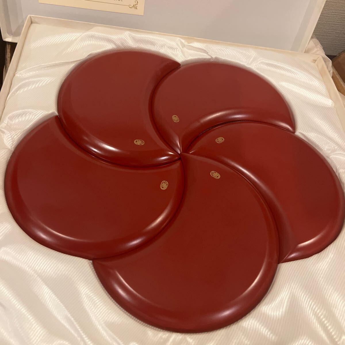 京の漆芸、象彦　９代　西村彦兵衛 京の漆芸 象彦 九代 西村彦兵衛 花寄せ銘々盆 漆芸 アンティーク