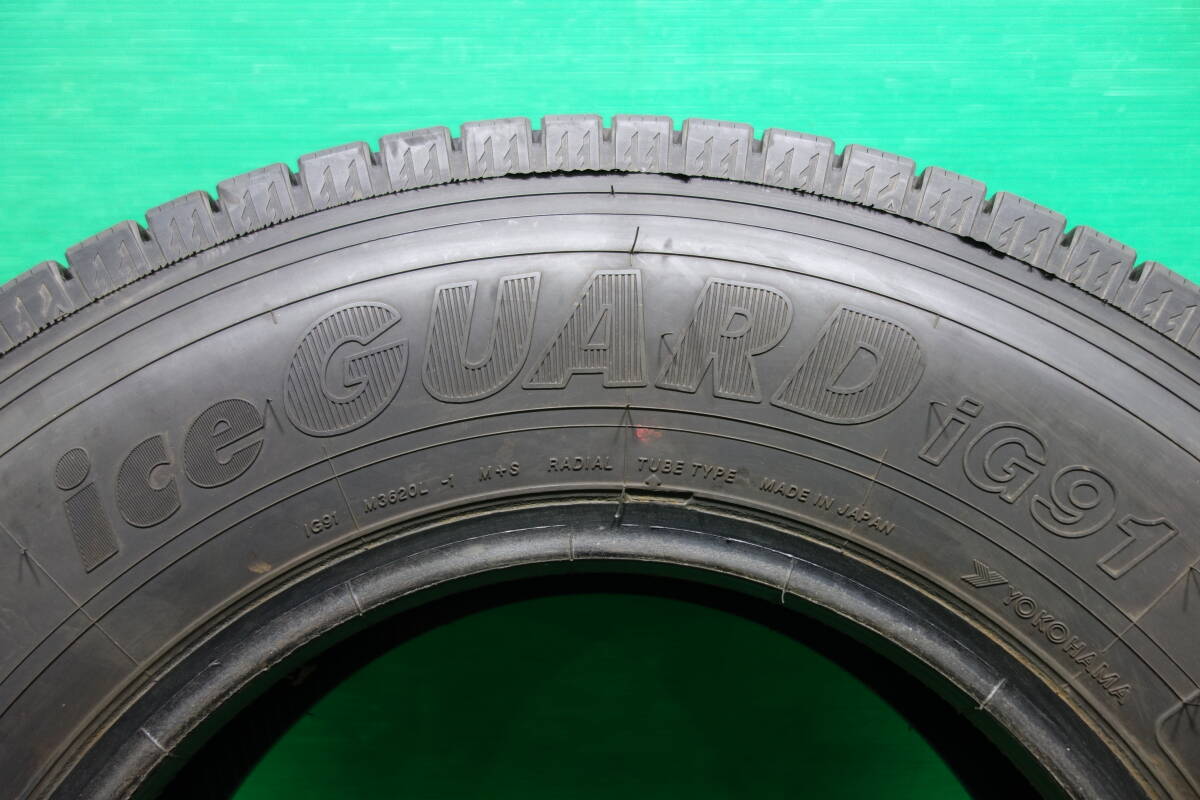M500-19 送料無料 7.00R16 LT 10PR スタッドレス 4本セット YOKOHAMA ice GUARD iG91 2019年製 青 フジタカヌー Kawasemi CLUB YACHT L位