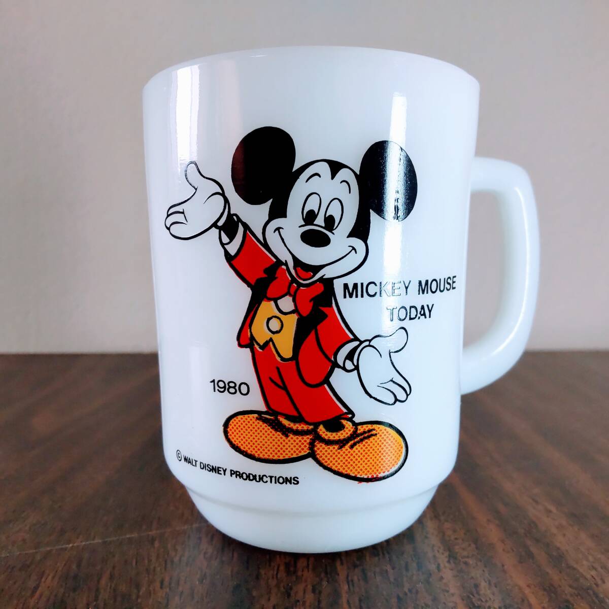 ファイヤーキング FIRE KING ミッキーマウス トゥデイ マグカップ マグ