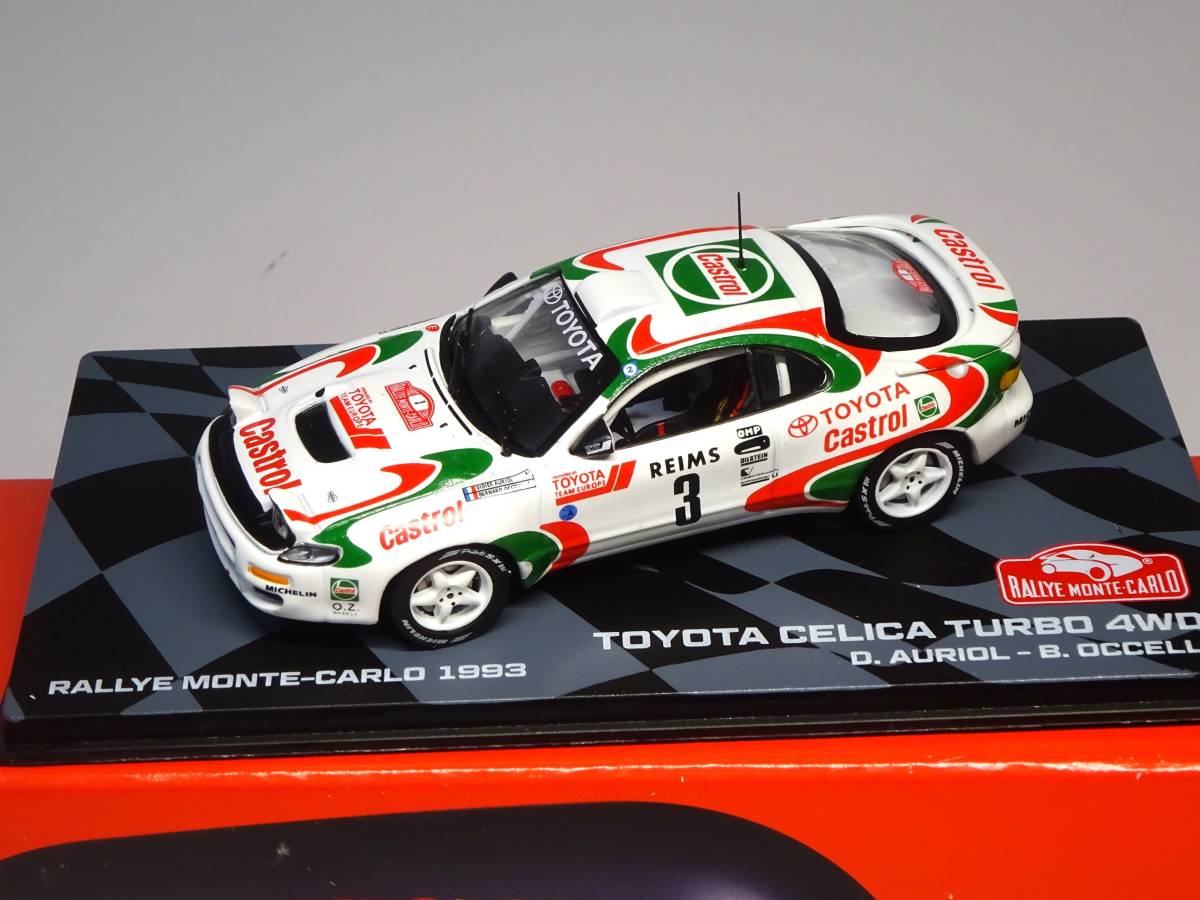 1/43 トヨタ セリカ Turbo 4WD #3 オリオール 1993 モンテカルロ優勝