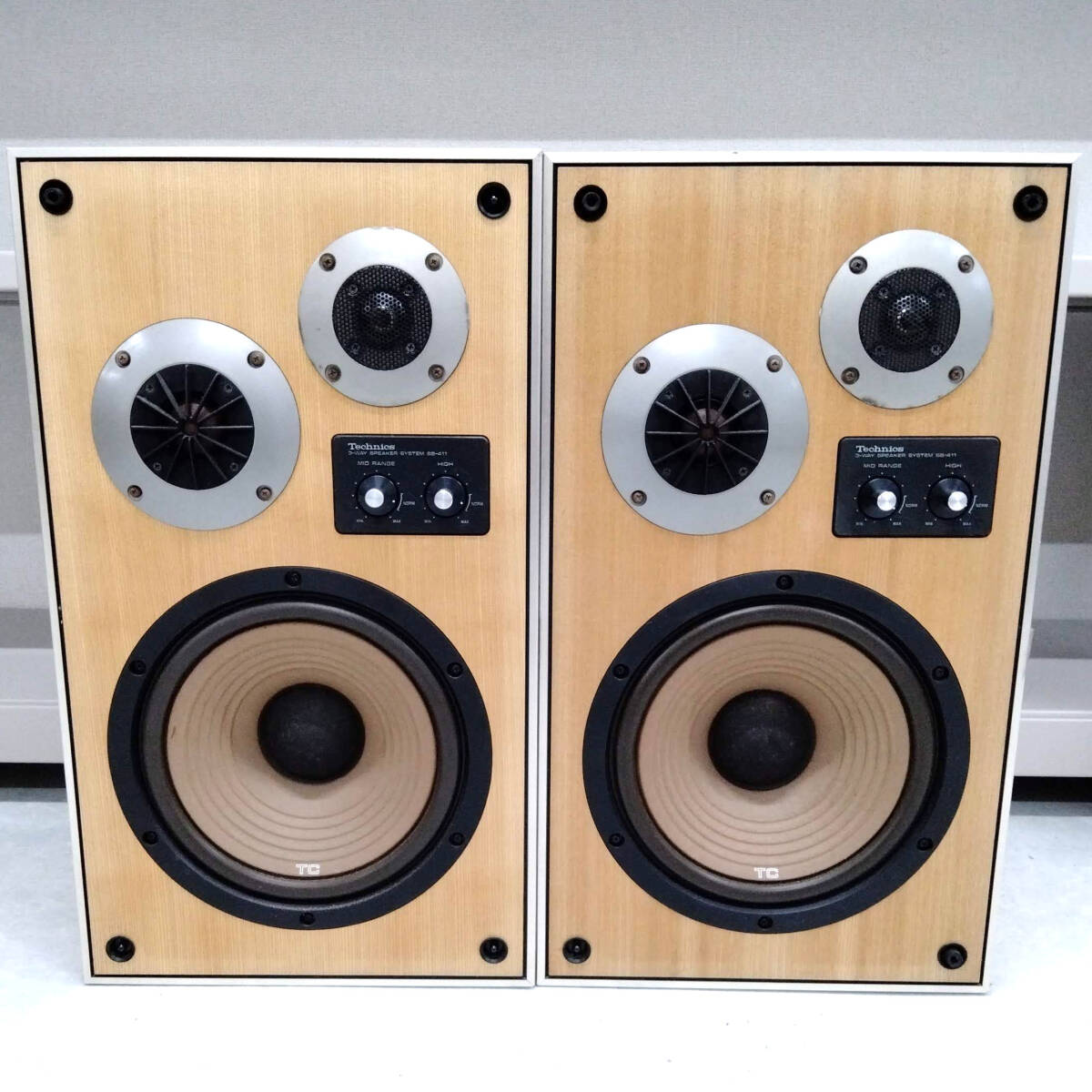Technics SB-411 3-wayスピーカー Technics SB-411 テクニクス - スピーカーペア テク スピーカー